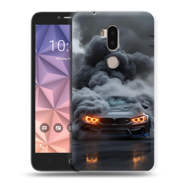 Силиконовый чехол на Alcatel A7 XL с принтом BMW БМВ Силиконовый чехол на Alcatel A7 XL с принтом BMW БМВ