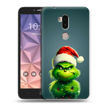 Силиконовый чехол на Alcatel A7 XL с принтом Новый год