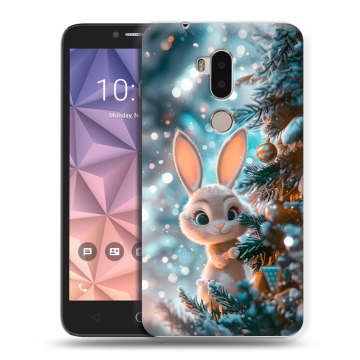 Силиконовый чехол на Alcatel A7 XL с принтом Новый год