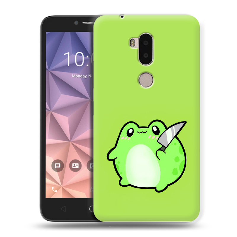 Силиконовый чехол на Alcatel A7 XL с принтом Лягушенок Силиконовый чехол на Alcatel A7 XL с принтом Лягушенок