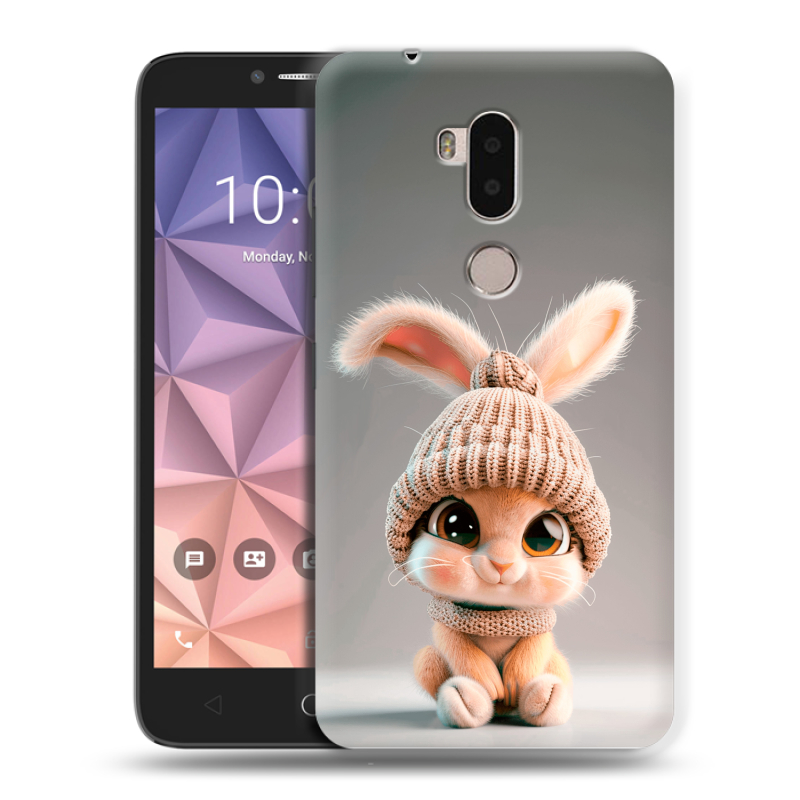 Силиконовый чехол на Alcatel A7 XL с принтом Кролик Силиконовый чехол на Alcatel A7 XL с принтом Кролик