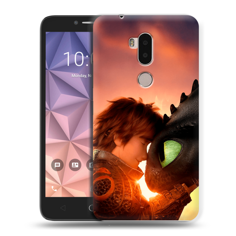 Силиконовый чехол на Alcatel A7 XL с принтом Как приручить дракона Силиконовый чехол на Alcatel A7 XL с принтом Как приручить дракона