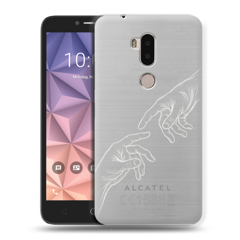 Силиконовый чехол на Alcatel A7 XL с принтом Сотворение мира Силиконовый чехол на Alcatel A7 XL с принтом Сотворение мира