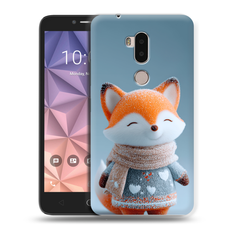 Силиконовый чехол на Alcatel A7 XL с принтом Лиса Силиконовый чехол на Alcatel A7 XL с принтом Лиса