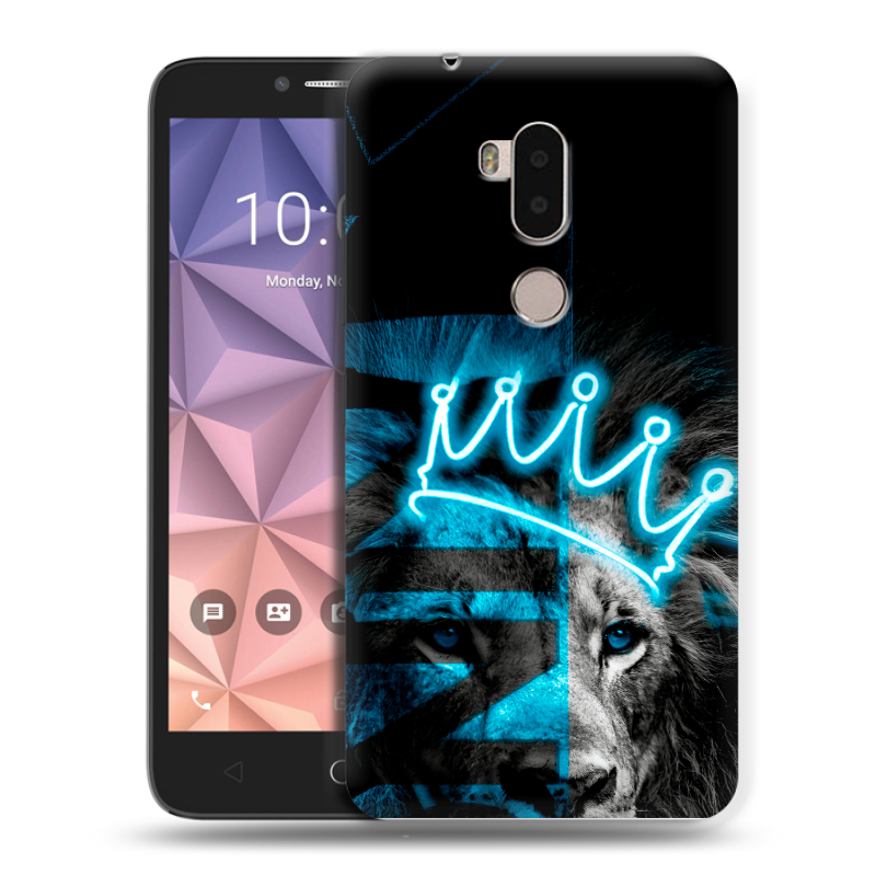 Силиконовый чехол на Alcatel A7 XL с принтом Король лев Силиконовый чехол на Alcatel A7 XL с принтом Король лев
