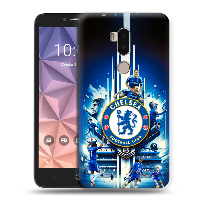 Силиконовый чехол на Alcatel A7 XL с принтом Chelsea Челси Силиконовый чехол на Alcatel A7 XL с принтом Chelsea Челси