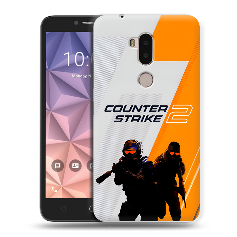 Силиконовый чехол на Alcatel A7 XL с принтом Counter Strike Силиконовый чехол на Alcatel A7 XL с принтом Counter Strike