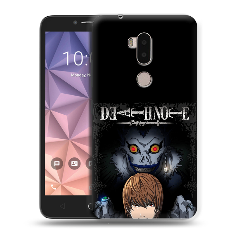 Силиконовый чехол на Alcatel A7 XL с принтом Death note Тетрадь смерти Силиконовый чехол на Alcatel A7 XL с принтом Death note Тетрадь смерти