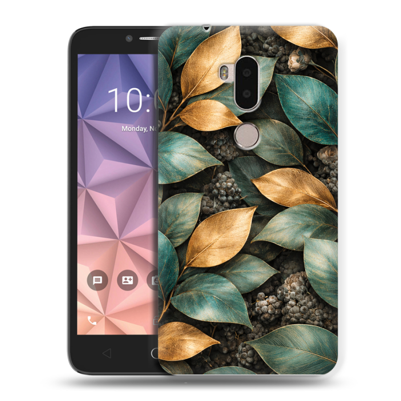 Силиконовый чехол на Alcatel A7 XL с принтом женский Силиконовый чехол на Alcatel A7 XL с принтом женский