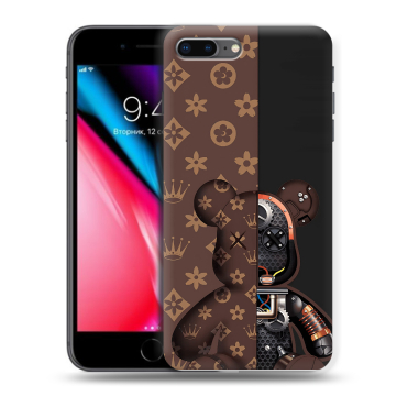 Силиконовый чехол на Iphone 8 Plus с принтом Луи робот Силиконовый чехол на Iphone 8 Plus с принтом Луи робот