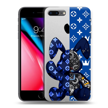 Силиконовый чехол на Iphone 8 Plus с принтом Луи робот Силиконовый чехол на Iphone 8 Plus с принтом Луи робот