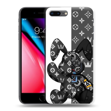 Силиконовый чехол на Iphone 8 Plus с принтом Луи робот Силиконовый чехол на Iphone 8 Plus с принтом Луи робот