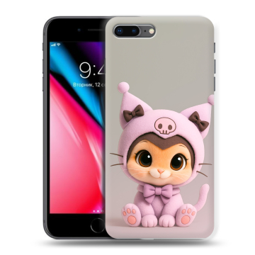 Силиконовый чехол на Iphone 8 Plus с принтом Куроми Kuromi Силиконовый чехол на Iphone 8 Plus с принтом Куроми Kuromi