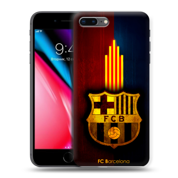 Силиконовый чехол на Iphone 8 Plus с принтом Барселона Barcelona Силиконовый чехол на Iphone 8 Plus с принтом Барселона Barcelona