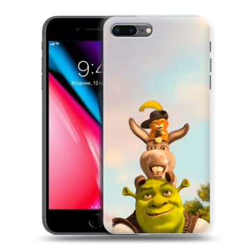 Силиконовый чехол на Iphone 8 Plus с принтом Шрек Shrek Силиконовый чехол на Iphone 8 Plus с принтом Шрек Shrek