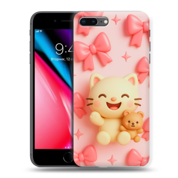 Силиконовый чехол на Iphone 8 Plus с принтом для девочек Силиконовый чехол на Iphone 8 Plus с принтом для девочек