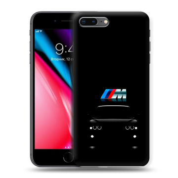Силиконовый чехол на Iphone 8 Plus с принтом БМВ BMW Силиконовый чехол на Iphone 8 Plus с принтом БМВ BMW