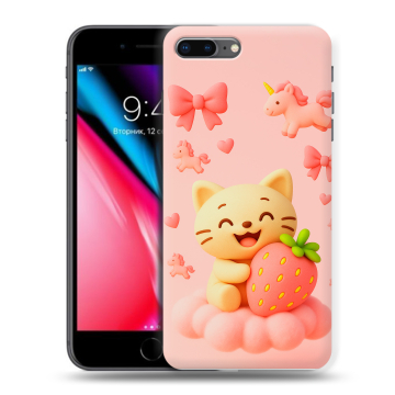 Силиконовый чехол на Iphone 8 Plus с принтом для девочек Силиконовый чехол на Iphone 8 Plus с принтом для девочек