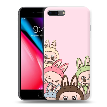 Силиконовый чехол на Iphone 8 Plus с принтом Лабубу Силиконовый чехол на Iphone 8 Plus с принтом Лабубу