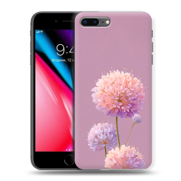 Силиконовый чехол на Iphone 8 Plus с принтом Цветы Силиконовый чехол на Iphone 8 Plus с принтом Цветы