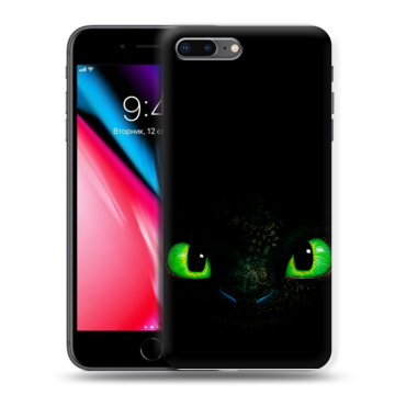 Силиконовый чехол на Iphone 8 Plus с принтом Как приручить дракона Силиконовый чехол на Iphone 8 Plus с принтом Как приручить дракона