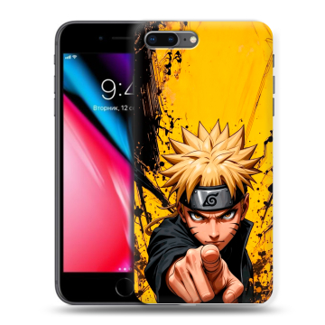 Силиконовый чехол на Iphone 8 Plus с принтом Naruto Наруто Силиконовый чехол на Iphone 8 Plus с принтом Naruto Наруто