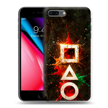 Силиконовый чехол на Iphone 8 Plus с принтом Squid Game Игра кальмара Силиконовый чехол на Iphone 8 Plus с принтом Squid Game Игра кальмара