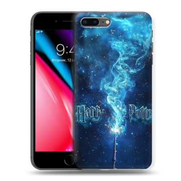 Силиконовый чехол на Iphone 8 Plus с принтом Harry Potter Гарри Поттер Силиконовый чехол на Iphone 8 Plus с принтом Harry Potter Гарри Поттер