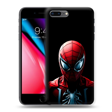 Силиконовый чехол на Iphone 8 Plus с принтом Spiderman Человек паук Силиконовый чехол на Iphone 8 Plus с принтом Spiderman Человек паук