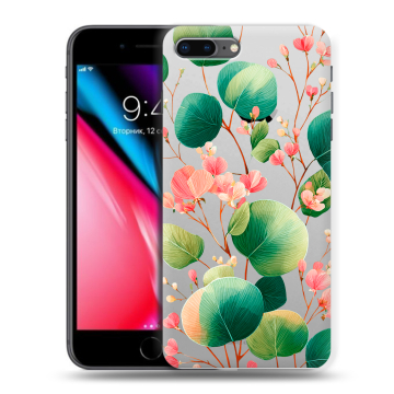 Силиконовый чехол на Iphone 8 Plus с принтом женский Силиконовый чехол на Iphone 8 Plus с принтом женский