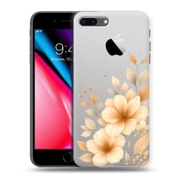 Силиконовый чехол на Iphone 8 Plus с принтом для девушки Силиконовый чехол на Iphone 8 Plus с принтом для девушки