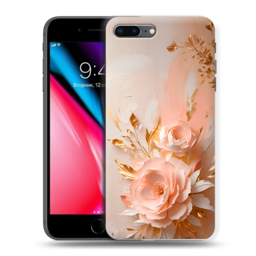 Силиконовый чехол на Iphone 8 Plus с принтом женский Силиконовый чехол на Iphone 8 Plus с принтом женский