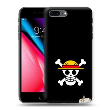 Силиконовый чехол на Iphone 8 Plus с принтом One Piece Ван Пис Силиконовый чехол на Iphone 8 Plus с принтом One Piece Ван Пис