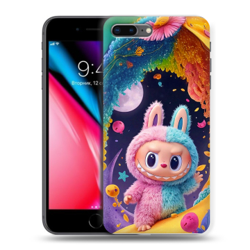 Силиконовый чехол на Iphone 8 Plus с принтом Labubu Лабубу Силиконовый чехол на Iphone 8 Plus с принтом Labubu Лабубу