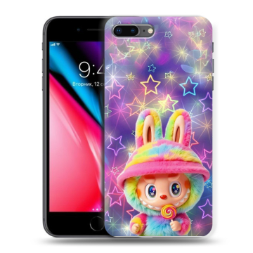 Силиконовый чехол на Iphone 8 Plus с принтом Labubu Лабубу Силиконовый чехол на Iphone 8 Plus с принтом Labubu Лабубу