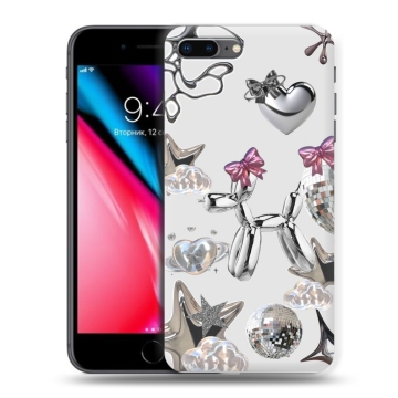 Силиконовый чехол на Iphone 8 Plus с принтом Y2K Силиконовый чехол на Iphone 8 Plus с принтом Y2K
