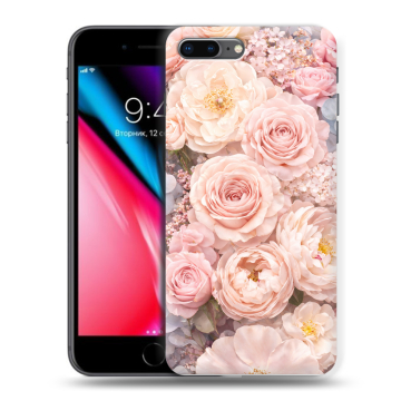 Силиконовый чехол на Iphone 8 Plus с принтом женский Силиконовый чехол на Iphone 8 Plus с принтом женский
