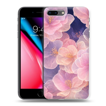 Силиконовый чехол на Iphone 8 Plus с принтом женский Силиконовый чехол на Iphone 8 Plus с принтом женский