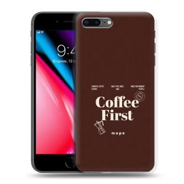 Силиконовый чехол на Iphone 8 Plus с принтом женский Силиконовый чехол на Iphone 8 Plus с принтом женский