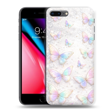 Силиконовый чехол на Iphone 8 Plus с принтом женский Силиконовый чехол на Iphone 8 Plus с принтом женский