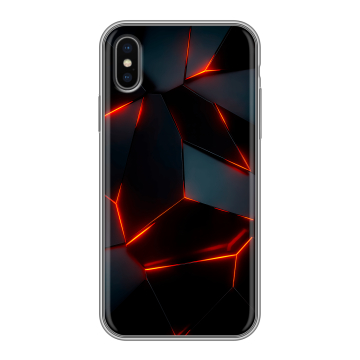 Силиконовый чехол на Iphone X с принтом Яркие абстракции