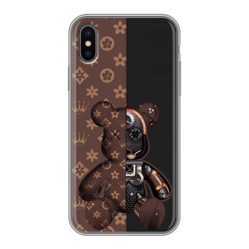 Силиконовый чехол на Iphone x10 с принтом Луи робот