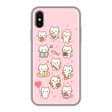 Силиконовый чехол на Iphone x10 с принтом Hello Kitty Хелоу Кити