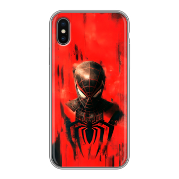 Силиконовый чехол на Iphone x10 с принтом человек паук spiderman