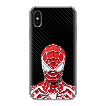 Силиконовый чехол на Iphone x10 с принтом человек паук spiderman