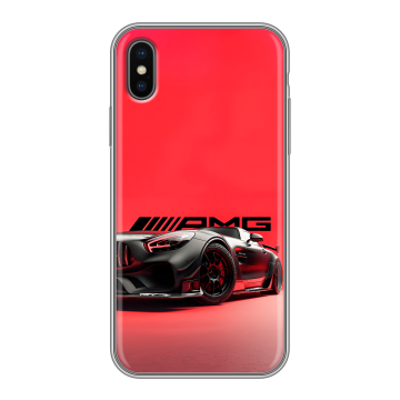 Силиконовый чехол на Iphone x10 с принтом Мерседес Mercedes AMG Силиконовый чехол на Iphone x10 с принтом Мерседес Mercedes AMG
