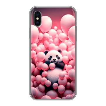Силиконовый чехол на Iphone x10 с принтом Панда