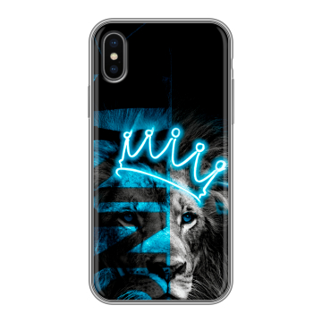 Силиконовый чехол на Iphone x10 с принтом Король лев Силиконовый чехол на Iphone x10 с принтом Король лев