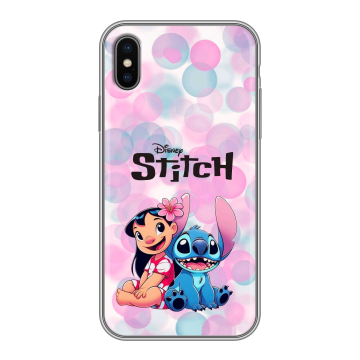 Силиконовый чехол на Iphone x10 с принтом Лило и Стич