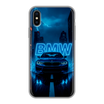 Силиконовый чехол на Iphone x10 с принтом BMW БМВ